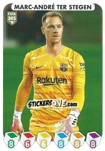 Cromo Marc-André ter Stegen - FIFA 365 2021 n. 140 - Panini