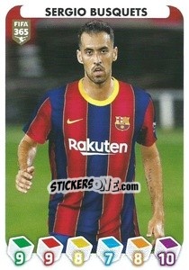 Sticker Sergio Busquets - FIFA 365 2021 - Panini