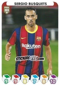 Sticker Sergio Busquets - FIFA 365 2021 n. 142 - Panini