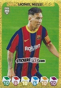 Sticker Lionel Messi - FIFA 365 2021 n. 145 - Panini