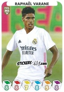 Cromo Raphaël Varane - FIFA 365 2021 - Panini