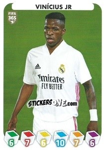Sticker Vinícius Jr - FIFA 365 2021 n. 150 - Panini