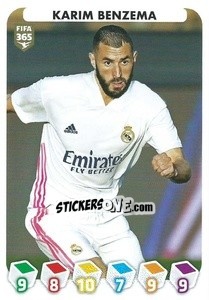 Sticker Karim Benzema - FIFA 365 2021 n. 151 - Panini
