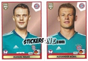 Sticker Manuel Neuer / Alexander Nübel - FIFA 365 2021 n. 154 - Panini