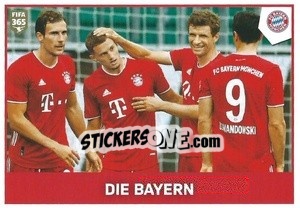 Figurina FC Bayern München - Die Bayern - FIFA 365 2021 - Panini