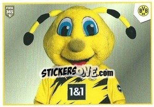 Sticker Borussia Dortmund Bus / Fans - FIFA 365 2021 n. 168 - Panini