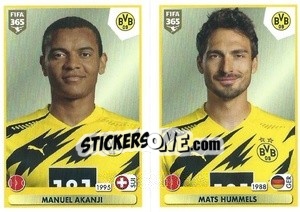 Sticker Manuel Akanji / Mats Hummels