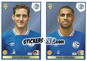 Sticker Sebastian Rudy / Omar Mascarell - FIFA 365 2021 - Panini