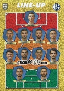 Sticker FC Schalke 04 - line-up