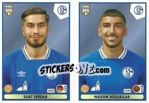 Cromo Suat Serdar / Nassim Boujellab - FIFA 365 2021 - Panini
