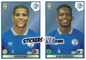 Sticker Amine Harit / Rabbi Matondo - FIFA 365 2021 n. 194 - Panini