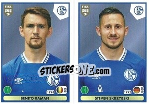 Sticker Benito Raman / Steven Skrzybski - FIFA 365 2021 n. 195 - Panini