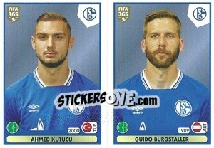Sticker Ahmed Kutucu / Guido Burgstaller - FIFA 365 2021 - Panini