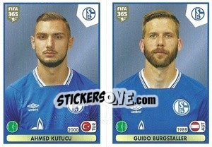 Figurina Ahmed Kutucu / Guido Burgstaller - FIFA 365 2021 - Panini