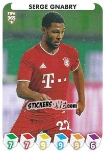 Sticker Serge Gnabry - FIFA 365 2021 n. 201 - Panini