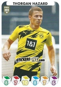 Sticker Thorgan Hazard - FIFA 365 2021 n. 207 - Panini