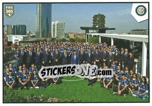 Sticker FC Internazionale Milano bus / fans - FIFA 365 2021 n. 216 - Panini
