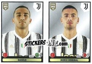 Sticker Danilo / Merih Demiral - FIFA 365 2021 n. 235 - Panini