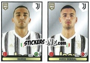 Sticker Danilo / Merih Demiral - FIFA 365 2021 - Panini