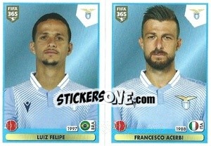 Cromo Luiz Felipe / Francesco Acerbi - FIFA 365 2021 - Panini