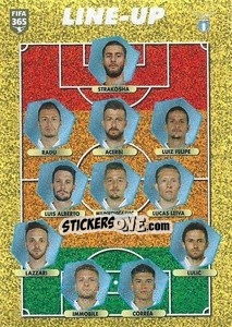 Cromo SS Lazio - line-up - FIFA 365 2021 - Panini