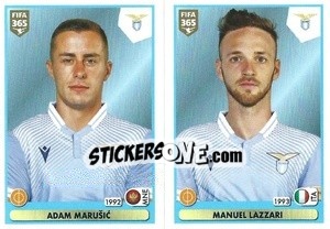 Sticker Adam Marušic - Manuel Lazzari - FIFA 365 2021 n. 256 - Panini