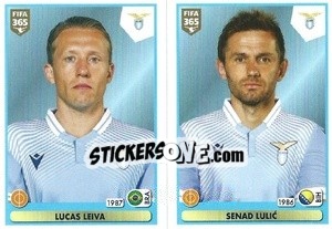 Sticker Lucas Leiva / Senad Lulic - FIFA 365 2021 n. 257 - Panini