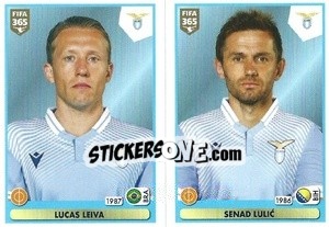 Sticker Lucas Leiva / Senad Lulic - FIFA 365 2021 - Panini