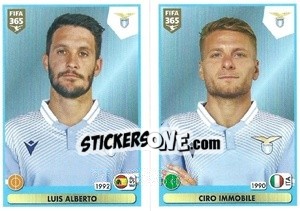 Sticker Luis Alberto / Ciro Immobile - FIFA 365 2021 n. 258 - Panini