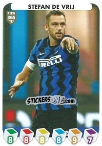 Sticker Stefan de Vrij - FIFA 365 2021 n. 261 - Panini