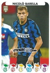 Sticker Nicolò Barella - FIFA 365 2021 n. 262 - Panini