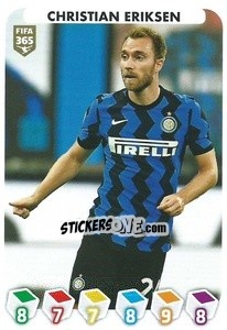 Sticker Christian Eriksen - FIFA 365 2021 n. 263 - Panini