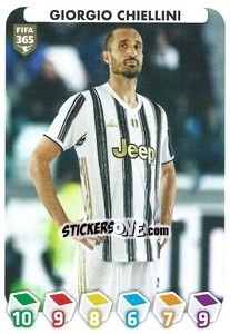 Sticker Giorgio Chiellini - FIFA 365 2021 n. 267 - Panini