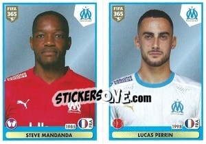 Cromo Steve Mandanda / Lucas Perrin - FIFA 365 2021 - Panini