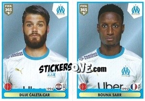 Sticker Duje Caleta-Car / Bouna Sarr - FIFA 365 2021 n. 281 - Panini