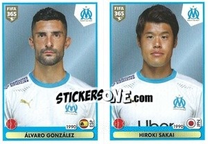 Sticker Álvaro González / Hiroki Sakai - FIFA 365 2021 n. 282 - Panini