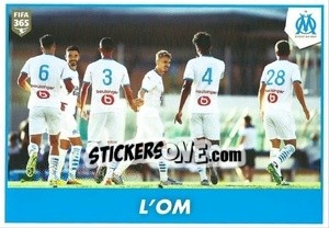 Sticker Olympique De Marseille / L'Om - FIFA 365 2021 - Panini