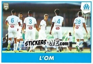Sticker Olympique De Marseille / L'Om - FIFA 365 2021 n. 285 - Panini