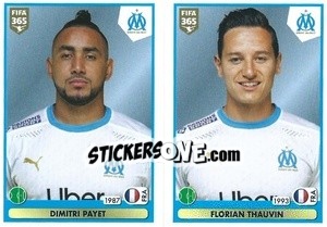 Sticker Dimitri Payet / Florian Thauvin - FIFA 365 2021 - Panini