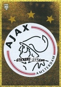Sticker AFC Ajax Logo - FIFA 365 2021 n. 308 - Panini