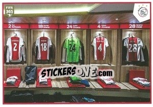 Sticker Afc Ajax Bus / Fans - FIFA 365 2021 n. 309 - Panini
