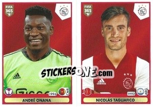 Sticker André Onana / Nicolás Tagliafico - FIFA 365 2021 n. 310 - Panini