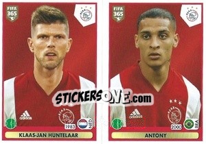 Sticker Klaas-Jan Huntelaar / Antony - FIFA 365 2021 n. 320 - Panini