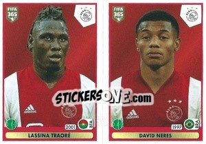 Sticker Lassina Traoré / David Neres - FIFA 365 2021 n. 321 - Panini
