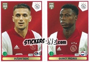 Sticker Dušan Tadic / Quincy Promes - FIFA 365 2021 - Panini