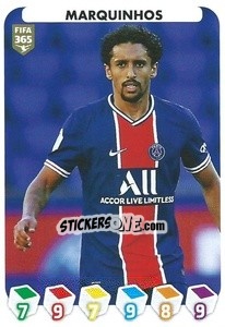 Sticker Marquinhos - FIFA 365 2021 n. 329 - Panini