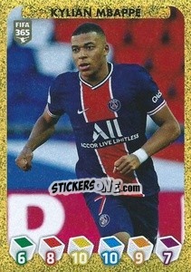 Sticker Kylian Mbappé - FIFA 365 2021 n. 333 - Panini