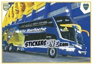 Figurina Boca Juniors Bus / Fans - FIFA 365 2021 - Panini