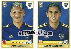 Sticker Gastón Ávila / Agustín Almendra - FIFA 365 2021 n. 347 - Panini