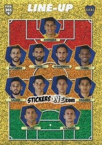 Figurina Boca Juniors - line-up - FIFA 365 2021 - Panini